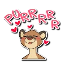 🥰 emoji Mountain Lion Telegram sticker 10 of 120