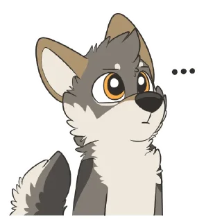 😒 emoji Wolf Stickers by Pulex Telegram sticker 24 of 53