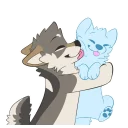 ❤️ emoji Wolf Stickers by Pulex Telegram sticker 14 of 53