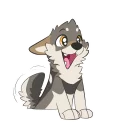 ❗️ emoji Wolf Stickers by Pulex Telegram sticker 10 of 53