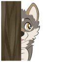😶 emoji Wolf Stickers by Pulex Telegram sticker 5 of 53