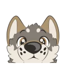 😶 emoji Wolf Stickers by Pulex Telegram sticker 4 of 53