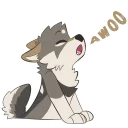 🐺 emoji Wolf Stickers by Pulex Telegram sticker 1 of 53