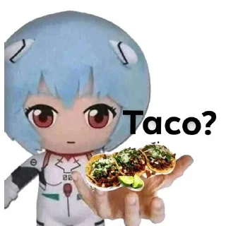 Sticker from rei ayanami