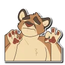 👌 emoji Mountain Lion Telegram sticker 3 of 120