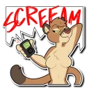 😘 emoji Mountain Lion Telegram sticker 22 of 120