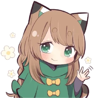 Sticker from Gatinha de roupa verde - @oneesanstickers