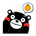 🍊 emoji Kumamon Telegram sticker 24 of 40