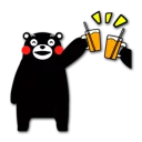 🍻 emoji Kumamon Telegram sticker 22 of 40