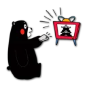 📺 emoji Kumamon Telegram sticker 5 of 40