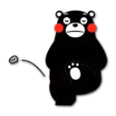 😞 emoji Kumamon Telegram sticker 13 of 40