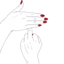 🖕 emoji TUMBLR [2]🌸 by @LanaDelReyBR1 Telegram sticker 7 of 120