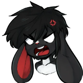 😡 emoji Rain Telegram sticker 5 of 31