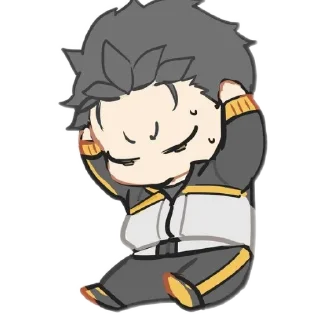 🙂 emoji Re zero ♡ Telegram sticker 14 of 87
