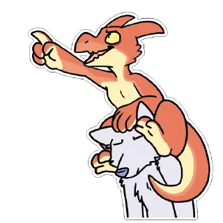🐎 emoji Red Kobold by maimface Telegram sticker 24 of 70