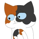 😶 emoji WarriorCats art: Drawmachine Telegram sticker 15 of 59