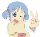 ✌ emoji Nichijou (By Suzi) Telegram sticker 23 of 52