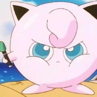 🏝 emoji Sawako as Jigglypuff Telegram sticker 15 of 29