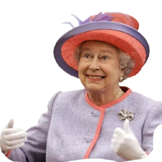 🤗 emoji Rainha Elizabeth Telegram sticker 13 of 50