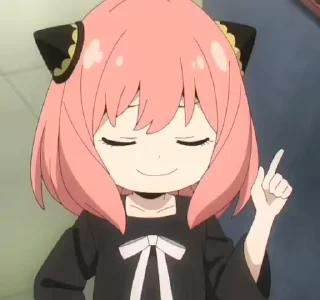 👆 emoji 𝐀𝐧𝐲𝐚 𝐅𝐨𝐫𝐠𝐞𝐫¹( ˘ ³˘)♥︎ Telegram sticker 24 of 43