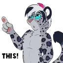👆 emoji Snow's Top Stickers Telegram sticker 15 of 50