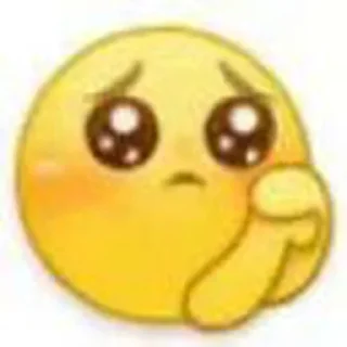 🥹 emoji 小黄豆脸 @dingdangmaoo Telegram sticker 16 of 16