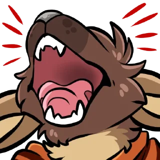 😫 emoji @Ra_Zim Twitch Emotes! Telegram sticker 9 of 31