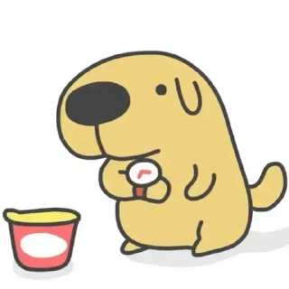 Sticker from Capoo Video Clip: 狗狗