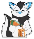 🍻 emoji Pyre & Clockie Telegram sticker 10 of 26