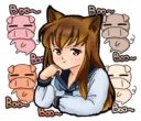 😡 emoji Neko Mimi-chan Telegram sticker 21 of 40