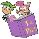 📖 emoji Cartoon Cartoons Telegram sticker 16 of 35