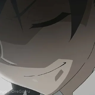 😏 emoji OreGairu by @animestickersii Telegram sticker 15 of 48