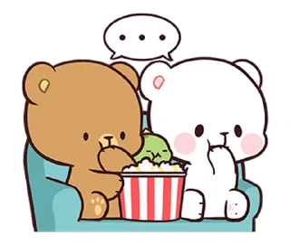 🍿 emoji Milk Mocha 3 Telegram sticker 6 of 24