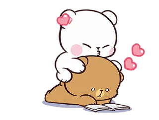 💋 emoji Milk Mocha 3 Telegram sticker 22 of 24