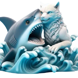😄 emoji Shark Coin Telegram sticker 16 of 39