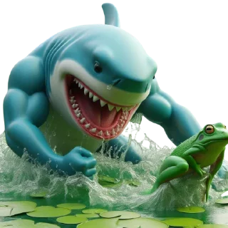 Sticker from Shark Coin