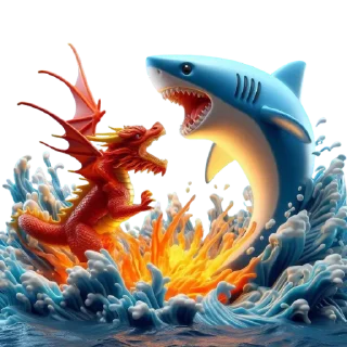 👺 emoji Shark Coin Telegram sticker 17 of 39