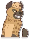 😁 emoji Spotted Hyena Telegram sticker 13 of 85