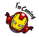 💪 emoji Iron Man Telegram sticker 5 of 8