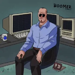 Sticker from Boomer Gifs