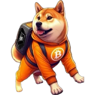 😀 emoji $DOG Telegram sticker 7 of 76