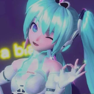 👌 emoji Hatsune Miku Telegram sticker 12 of 31