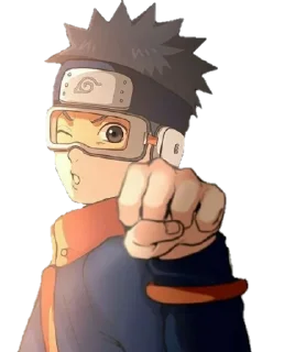 👊 emoji Obito Uchiha Telegram sticker 22 of 31