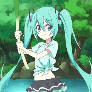 🧅 emoji Hatsune Miku Telegram sticker 17 of 31
