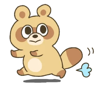 🏃‍♂️ emoji every day raccoon dog Telegram sticker 18 of 40
