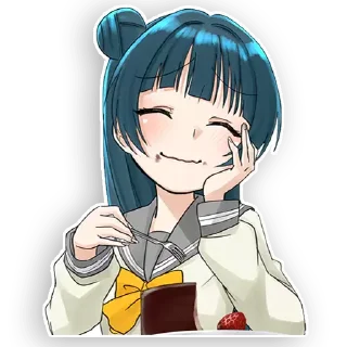 🤤 emoji Yoshiko Tsushima Telegram sticker 6 of 58