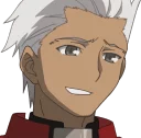 😏 emoji Fate/GO Telegram sticker 16 of 120