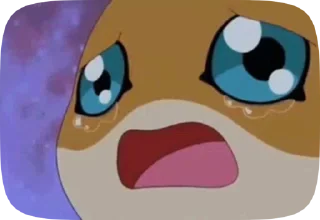 😥 emoji Digimon Pack Telegram sticker 16 of 51