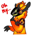 😲 emoji Hot Head Telegram sticker 6 of 42