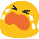 😭 emoji Putting head Telegram sticker 13 of 41